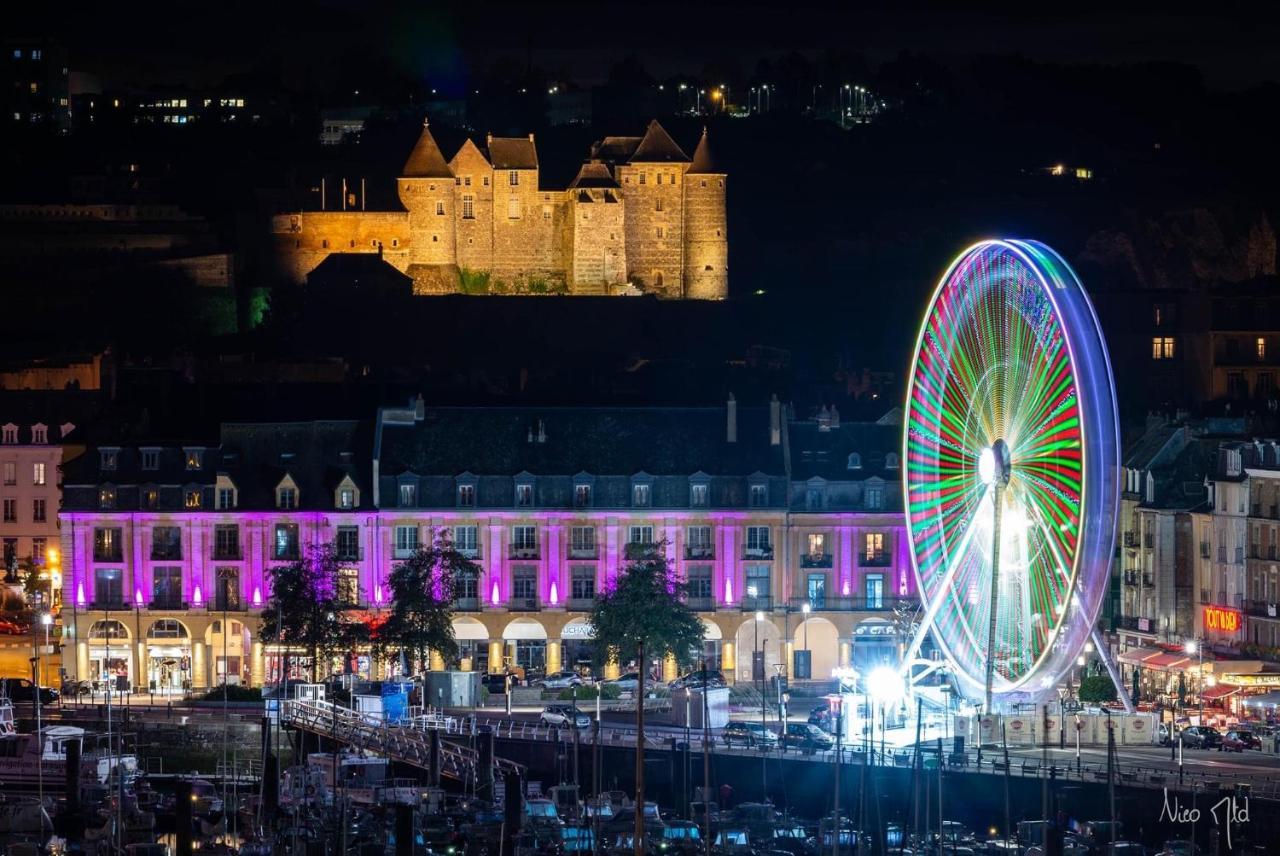 L Effet Mer 70M2 Avec 2 Chambres Doubles Avec Parking 1 Voiture Gratuit, Netflix Disney Plus Disponible Lits Faits A L Arrive Serviettes De Toilettes Fournies Dieppe Eksteriør bilde